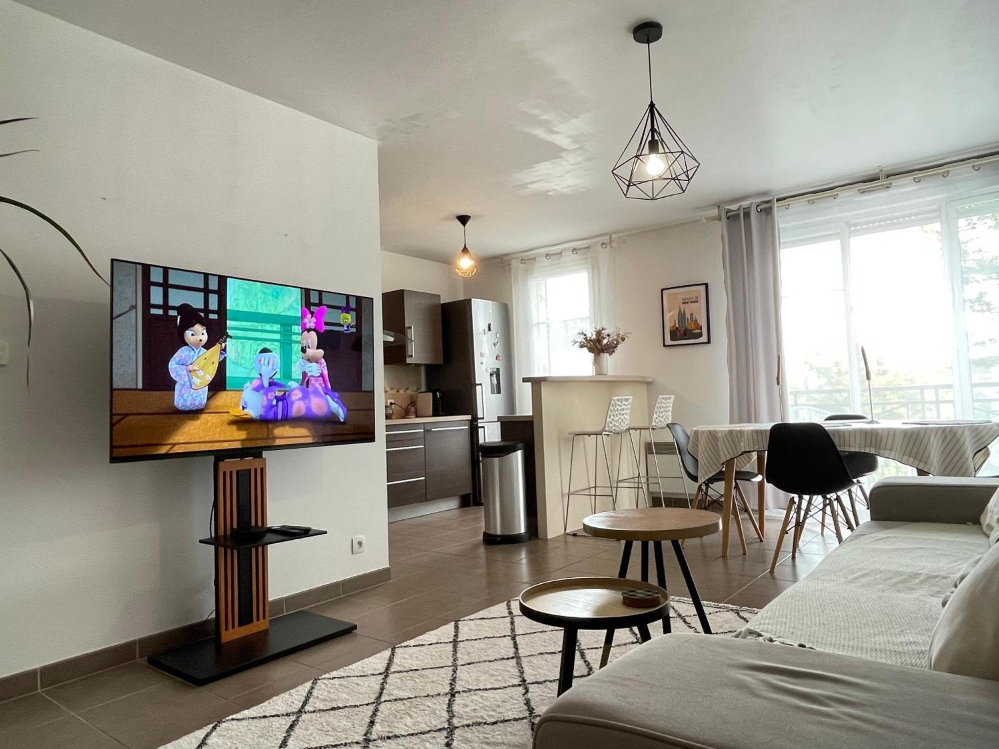 Duplex Moderne 8Per&3Ch&10 Min Disney&Parking Free Magny-le-Hongre Dış mekan fotoğraf
